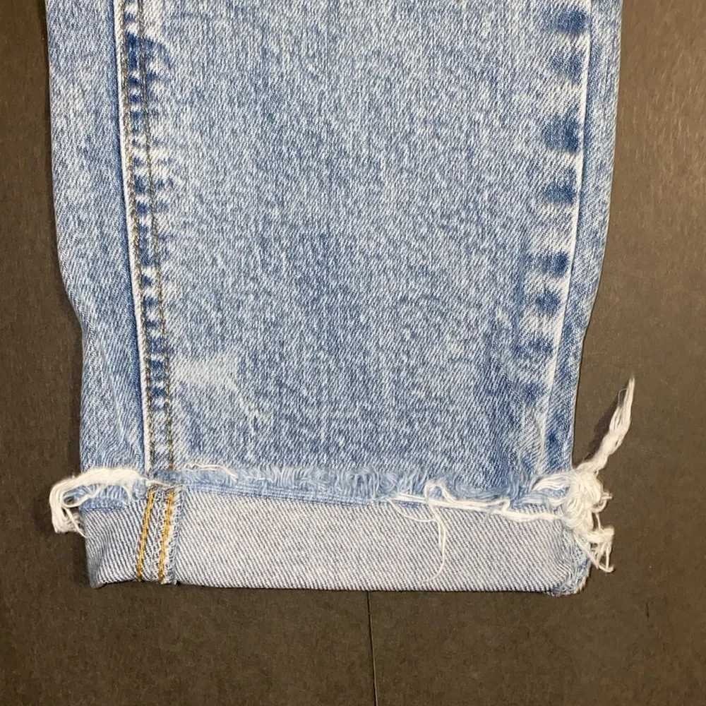 Vero Moda Denim 25/32 High Rise Crop Ankle Washout Distress Jeans - Picture 11 of 14